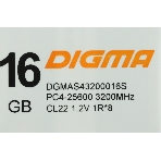 Оперативная память Digma DDR4 16GB 3200MHz DGMAS43200016S RTL PC4-25600 CL22 SO-DIMM 260-pin 1.2В single rank, фото2