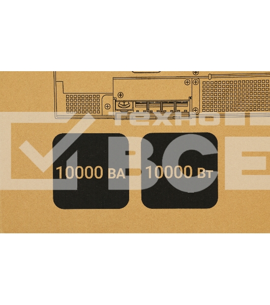 Источник бесперебойного питания Ippon Innova Unity RT 3-3 10K 10000Вт 10000ВА черный