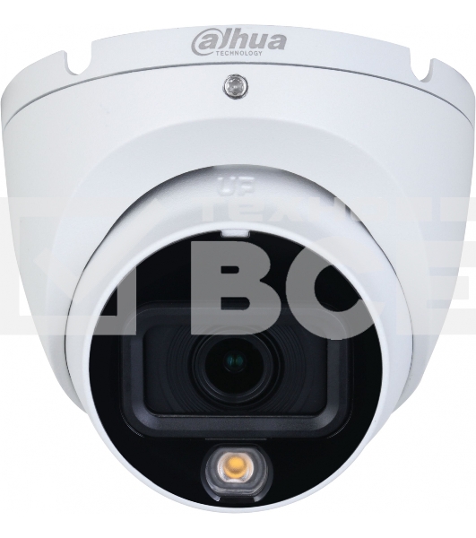 Камера видеонаблюдения аналоговая Dahua DH-HAC-HDW1200TLMP-IL-A-0280B-S6 2.8-2.8мм HD-CVI HD-TVI цв. корп.:белый (DH-HAC-HDW1200TLMP-IL-A-0280B)