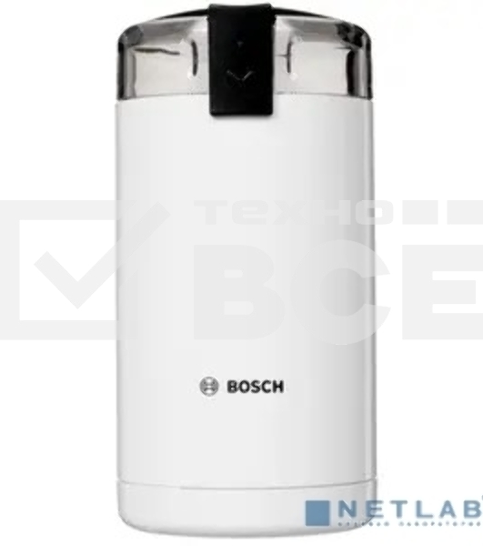 Кофемолка Bosch TSM6A011W 180Вт сист.помол.:ротац.нож вместим.:75гр белый