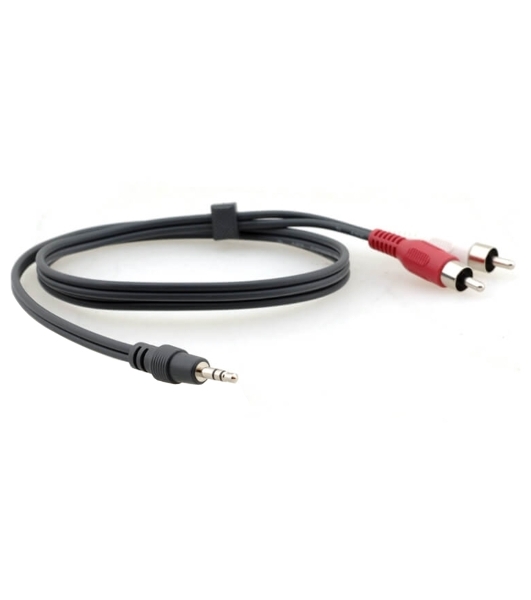 Переходный кабель 95-0122015 Kramer Electronics C-A35M/2RAM-15 3.5mm Audio на 2 RCA (Вилка - Вилка), 4.6 м