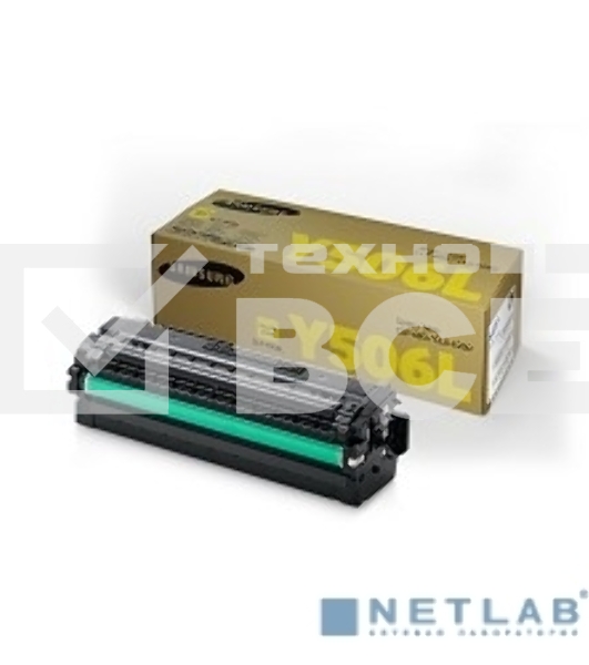 Картридж лазерный Samsung CLT-Y506L/SU517A желтый для Samsung CLP-680/CLX-6260 (3500стр.)