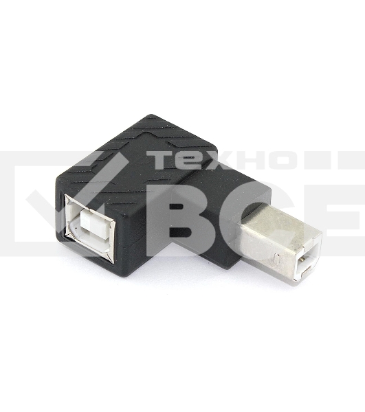 Угловой удлинитель USB Type B с поворотом вниз
