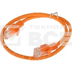 Патч-корд UTP Cablexpert PP12-0.5M/O кат. 5e, 0.5м, литой, многожильный (оранжевый), фото3
