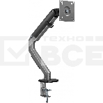 Кронштейн для мониторов Ultramounts UM734BL серый/черный 17'-27' макс.7кг крепление к столешнице поворот и наклон, фото13