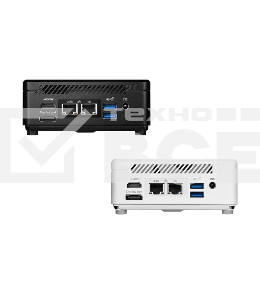 Неттоп/платформа MSI Cubi 5 12M-067BRU i5 1235U (1.3) Iris Xe noOS GbitEth WiFi BT 65W черный (936-B0A811-067)