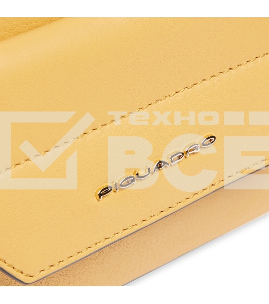 Сумка женская Piquadro Circle BD6468W92/GBE желтый/бежевый натур.кожа