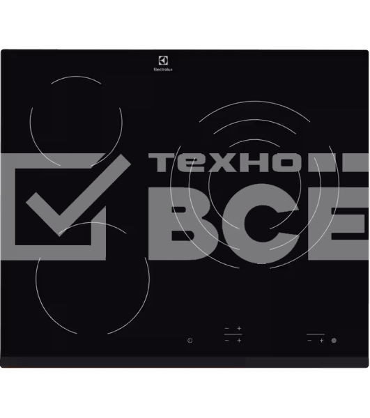 Электрическая варочная панель Electrolux EHF6232FOK Hi-Light, независимая, черный