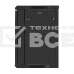 Шкаф телекоммуникационный 19' настенный 12U ExeGate EC-WM-12U.450.G.BLACK (19', 12U, 600x450x635 мм (ШхГхВ), передняя дверь закаленное стекло, съемные боковые панели, пыле- и влагозащита IP23, черный RAL 9004), фото7