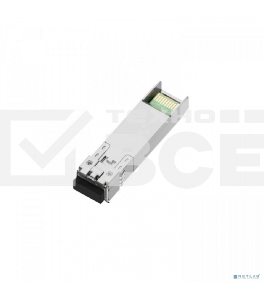 Оптический трансивер NTSS Модуль SFP+, 10Гбит/с, разъем duplex LC, рабочая длина волны 1310нм, SM, дальность до 10км, ОБ 11дБ, DDM NTSS-SFP+10G-LR-1310LD