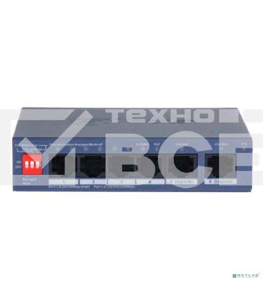 Коммутатор Dahua DH-CS4006-4ET2GT-36