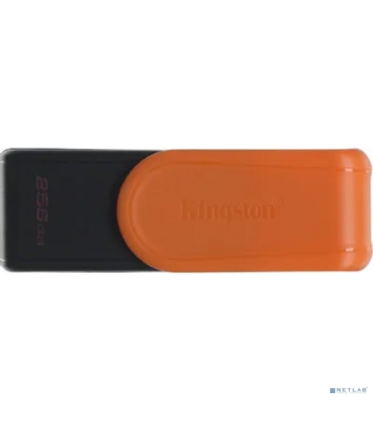 Флешка USB Kingston DataTraveler Exodia S (DTXS/256Gb), 256Gb, USB 3.2 Gen 1, R/W 70/25, оранжевый/черный