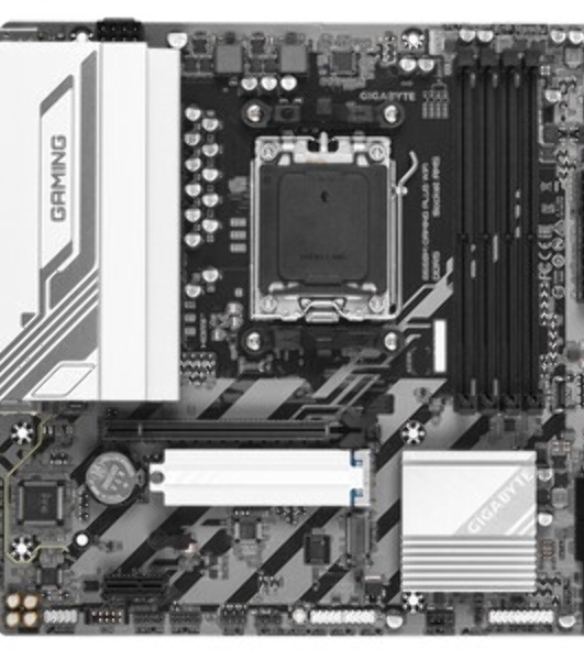Материнская плата Gigabyte B650M GAMING PLUS WIFI, AM5, AMD B650, 4xDDR5, 4xSATA, 2xM.2, 1xPCIe 4.0 x16, 1xPCIe 3.0 x1, 2xDP, 1xHDMI, 1x2.5Gb LAN, Wi-Fi 6E, Bluetooth 5.3, 1xUSB-C 5Gbps, 5xUSB-A 5Gbps, 6xUSB-A 2.0, 3x3.5 мм, 7.1, mATX