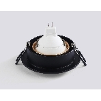 Светильник встраиваемый Ambrella light TN102725 BK/GD черный/золото GU5.3 92*92*23, фото4