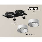 Комплект встраиваемого светильника Ambrella light XC6526001 SBK/SWH черный песок/белый песок MR16 GU5.3 (C6526, N6110), фото 1