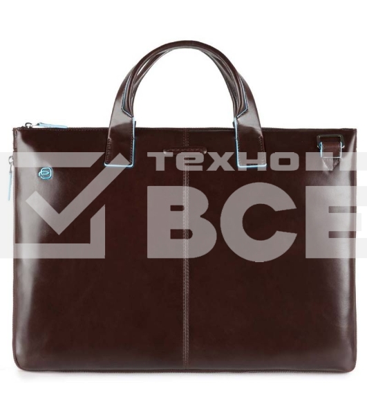 Сумка для ноутбука Piquadro Blue Square CA4021B2/MO коричневый натур.кожа