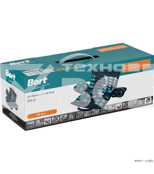 Набор ручного инструмента Bort BTK-45