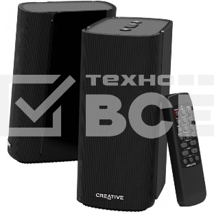 Колонки Creative T100 2.0 черный 40Вт BT