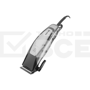 Машинка для стрижки волос Centek CT-2102 (черный/серый) 12 Вт, высококач.сталь, эргоном. дизайн, 4 насадки