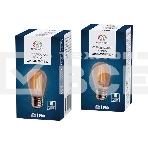 Ретро лампа Filament ST45 E27, 2W, 230В Теплая белая 3000K, фото2