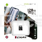 Флеш карта Kingston 128GB micSDXC Canvas Select Plus 100R A1 C10 Single Pack w/o ADP EAN: 740617299076, фото10