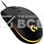 Мышь проводная Logitech G102 LIGHTSYNC черный, 8000 dpi, USB, кнопки - 6, фото41
