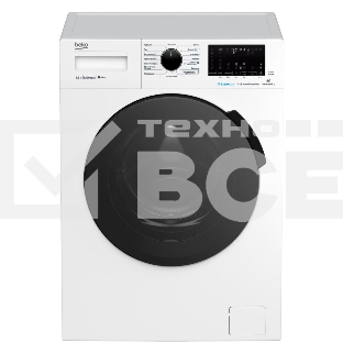 Стиральная машина Beko WSPE6H616W белый, загрузка фронтальная 6,5 кг, 1200 об/мин., класс: А