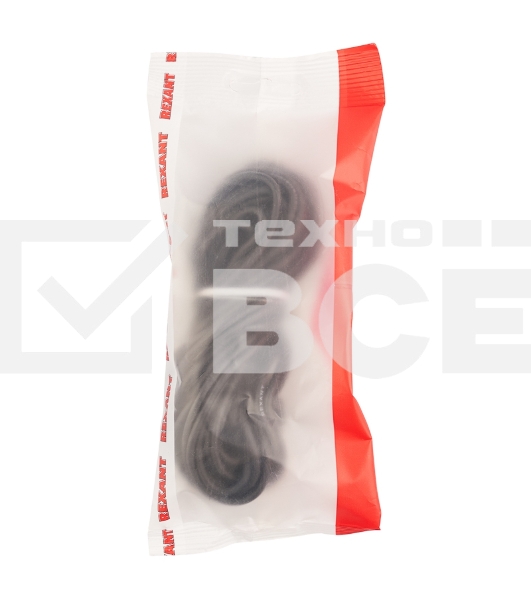 Провод автомобильный ПГВА/ПВАМ Rexant 1х2,50 мм черный, мини-бухта 10 метров