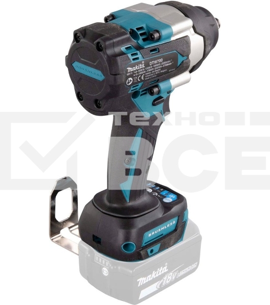 Гайковерт Makita DTW700Z ак(уд) BL-Motor, 18В, Li-ion, БЕЗ АКБ и БЕЗ ЗУ