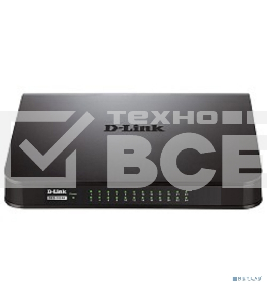 Коммутатор D-Link DES-1024A/E1B, 24-port UTP 10/100Mbps Auto-sensing, Stand-alone, Unmanaged