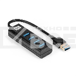 Хаб USB (концентратор) 4-в-1 ExeGate DUB-4TP (кабель-адаптер USB3.0 --> 4xUSB3.0, Plug&Play, черный), фото5