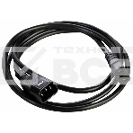Шнур питания NTSS NTSS-PC13141 C13-С14 проводник.:3x0.75мм2 1м 220В 10А черный, фото2