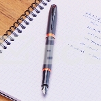 Ручка перьевая Parker IM Vibrant Rings F315 (2172943) Flame Orange PVD F сталь нержавеющая подар.кор., фото7