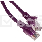 Патч-корд UTP Cablexpert кат.5e, 2м, литой, многожильный (фиолетовый), фото3