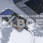 Кабель GCR 0.5m, TypeC POWER DELIVERY 60 W, 5A max, быстрая зарядка, белый TPE, AL case черный, белый ПВХ, 28/22 AWG, GCR-53655, фото2