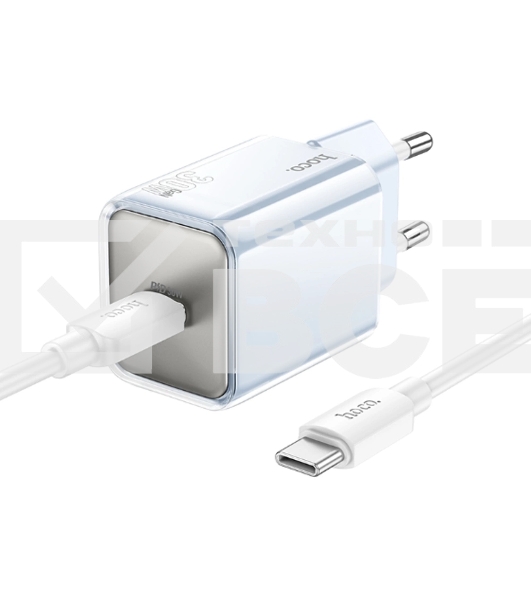 Сетевое зарядное устройство Hoco N47 Glorious 30W 3A (PD) белый PD30W
