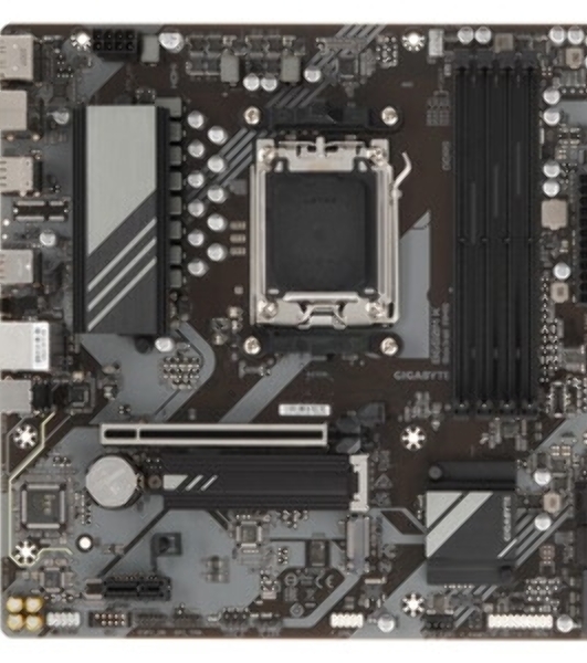 Материнская плата GIGABYTE B650M K, AM5, AMD B650, 4xDDR5, 4xSATA, 2xM.2, 1xPCIe 4.0 x16, 1xPCIe x1, 1xHDMI, 1xDP, 1x2.5Gb LAN, 1xUSB 3.2 Gen 2, 2xUSB 3.2 Gen 1, 4xUSB 2.0, 3x3.5 мм, 7.1, micro-ATX
