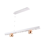 Светильник подвесной светодиодный FL5955 WH/GD белый/золото 4200K 18W 1000*70*1200 (Без ПДУ), фото7