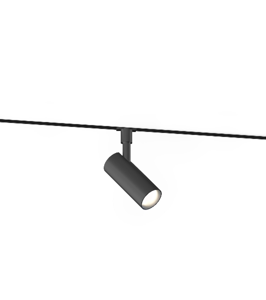 Трековый светильник GL2301 BK черный IP20 6W 3CCT 3000/4200/6400K 48V D35*80