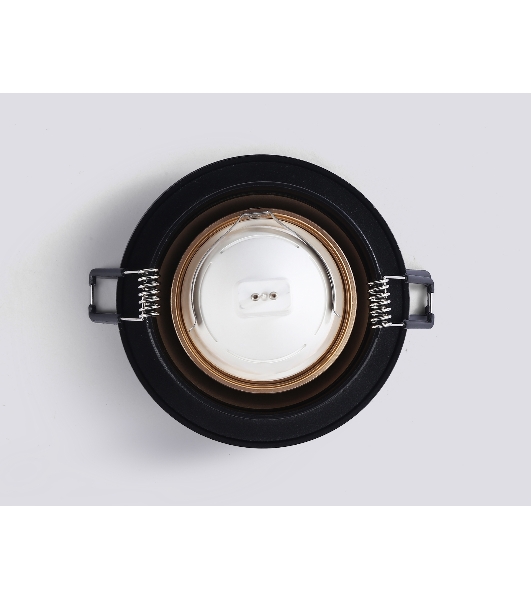Светильник встраиваемый Ambrella light TN102725 BK/GD черный/золото GU5.3 92*92*23