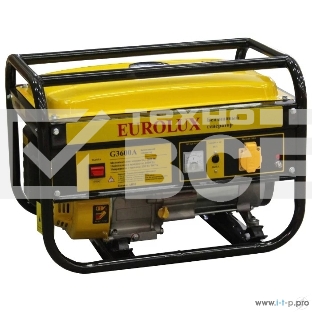 Генератор EUROLUX G3600A  6.5лс 2.5кВт бензин 220в 15л