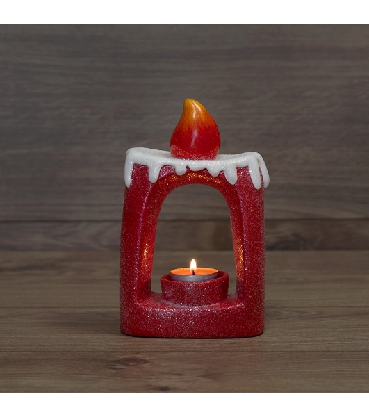 Керамический подсвечник «Свечка» 12.5х6х19.3 см