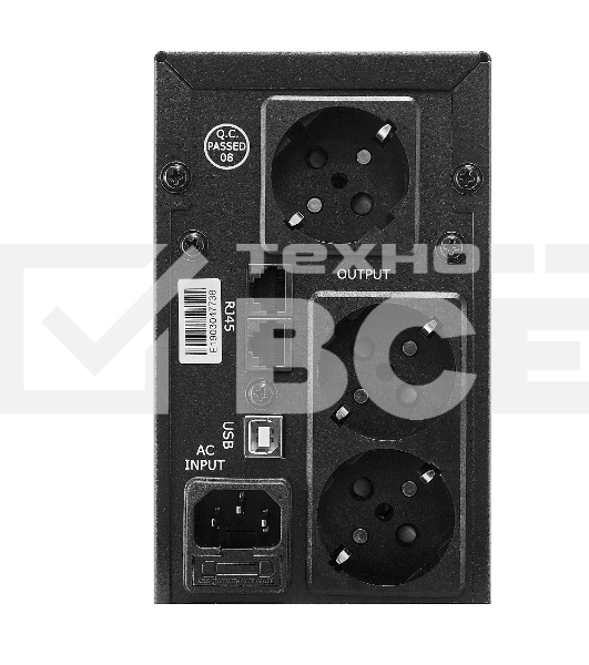 Источник бесперебойного питания CROWN Line Intractive CMU-SP650EURO LCD USB 650VA\390W, корпус металл, 1x12V/7AH, розетки 2*EURO+3*IEC, трансформатор AVR 140-290V, LCD-дисплей, съёмный кабель 1.2 м, порт RJ11/45, порт USB, защита: от перегрузки, от КЗ, от