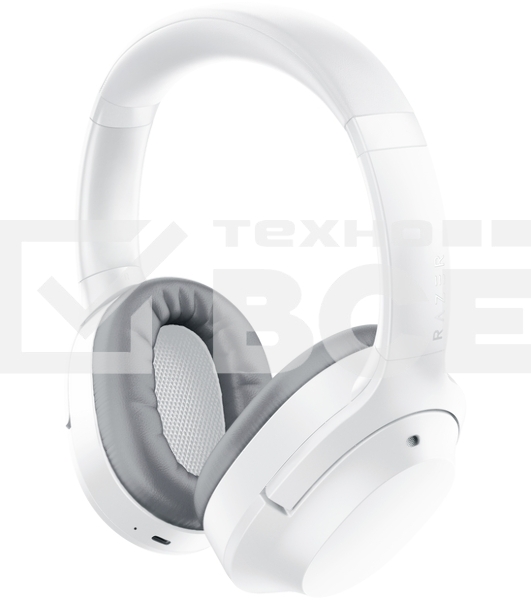 Гарнитура беспроводная Razer Opus X, Mercury, Bluetooth 5.0, ANC, до 40 часов