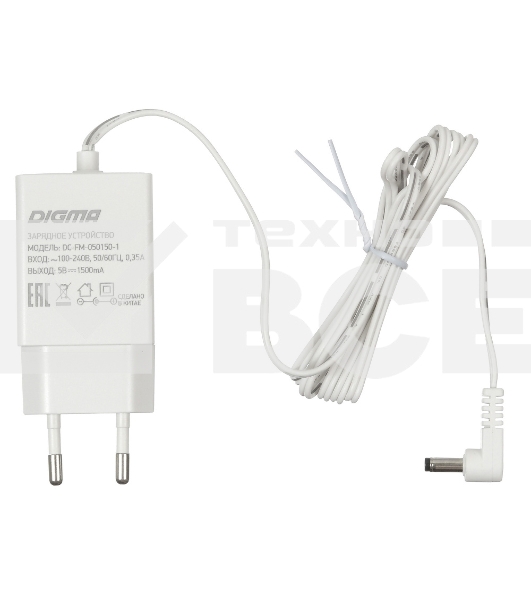 Фоторамка Digma 10.1' PF-1043 IPS 1280x800 белый пластик ПДУ Видео