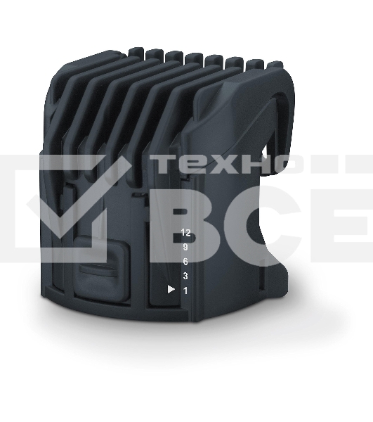 Триммер Beurer HR4000 черный (насадок в компл:4шт)