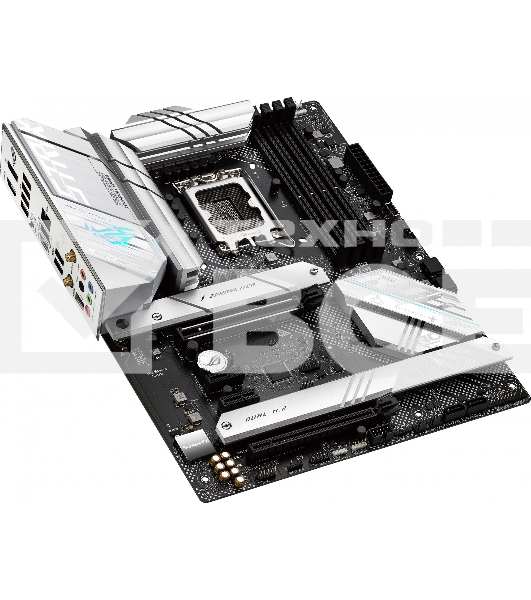 Материнская плата ASUS ROG STRIX B660-A GAMING WIFI D4, LGA 1700, Intel B660, 4xDDR4, 4xSATA, 3xM.2, 1xPCIe 5.0 x16, 1xPCIe 3.0 x4, 1xHDMI, 1xDP, 1x 2.5Gb LAN, 1xUSB-A 3.2 Gen 2, 2xUSB-A 3.2 Gen 1, 4xUSB 2.0, 5x3.5 мм, 7.1, Standard-ATX