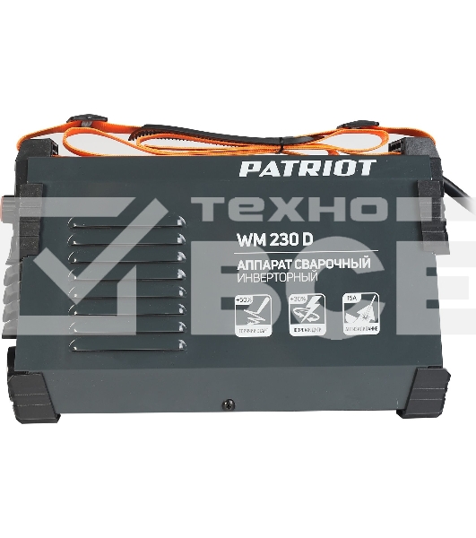 Сварочный аппарат Patriot WM230D инвертор ММА 10.7кВт