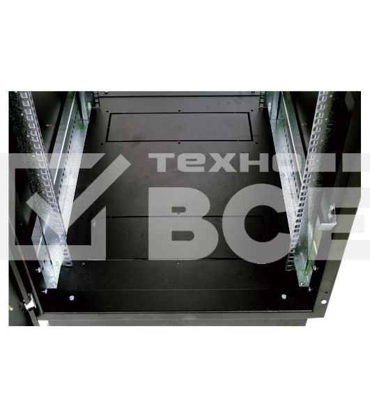 Шкаф телекоммуникационный напольный 18U (600x800) дверь стекло, цвет чёрный (ШТК-М-18.6.8-1ААА-9005)