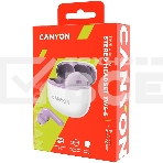Наушники Canyon TWS-5 Bluetooth headset, with microphone Purple, фото 1